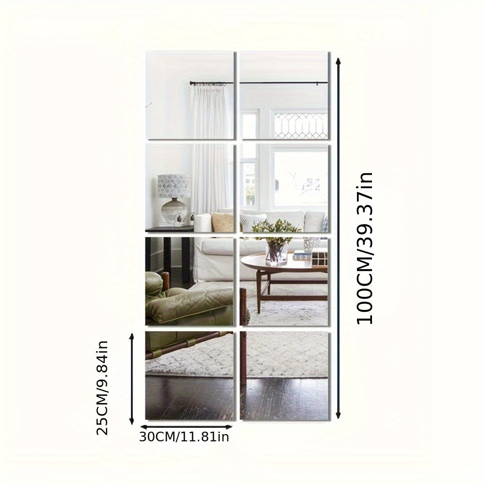 Square Mirror Tiles