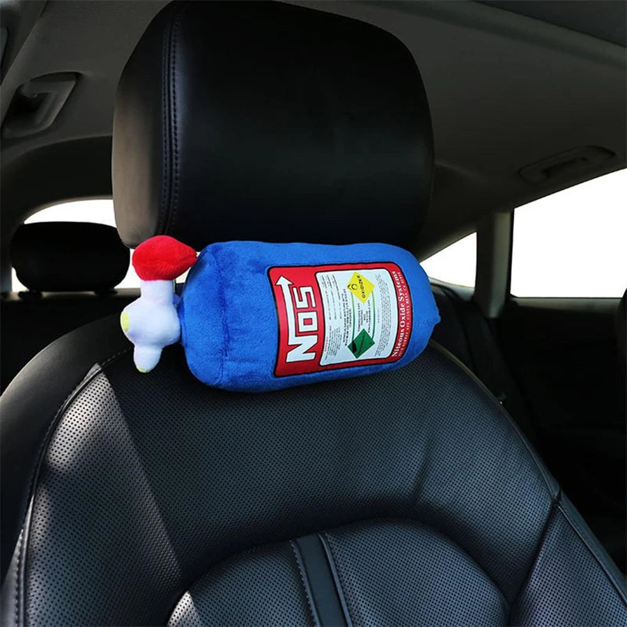 NOS Flaschen-Auto-Nackenkissen