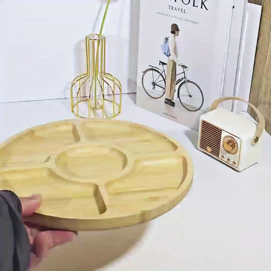 Bamboo Serving Tray Round