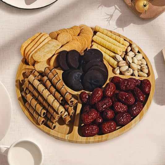 Bamboo Serving Tray Round