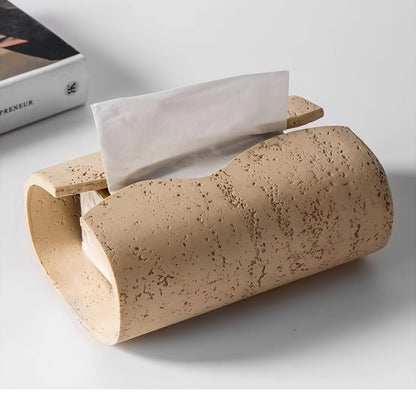 Taschentuchbox aus Travertin