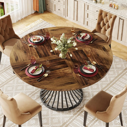 Mesa de comedor redonda Tribesigns