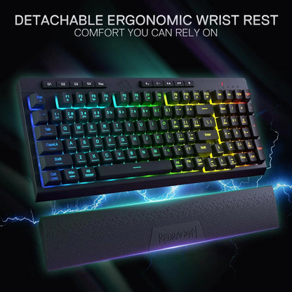 Teclado inalámbrico para juegos Redragon K515 PRO Shiva RGB