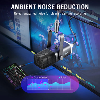 Micrófono dinámico USB/XLR FIFINE