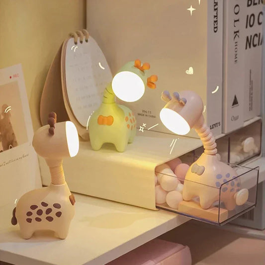Luz nocturna LED de jirafa