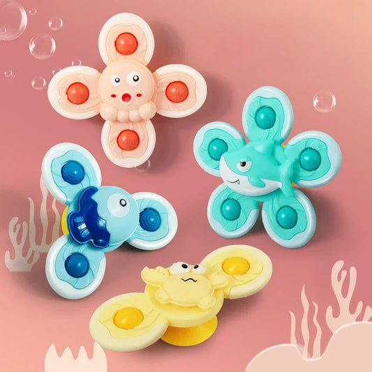 Badespielzeug mit Saugnapf-Spinner