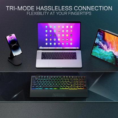 Teclado inalámbrico para juegos Redragon K515 PRO Shiva RGB