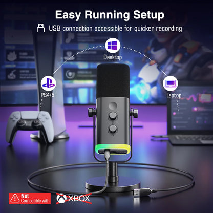 Micrófono dinámico USB/XLR FIFINE