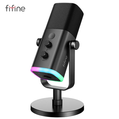 Micrófono dinámico USB/XLR FIFINE