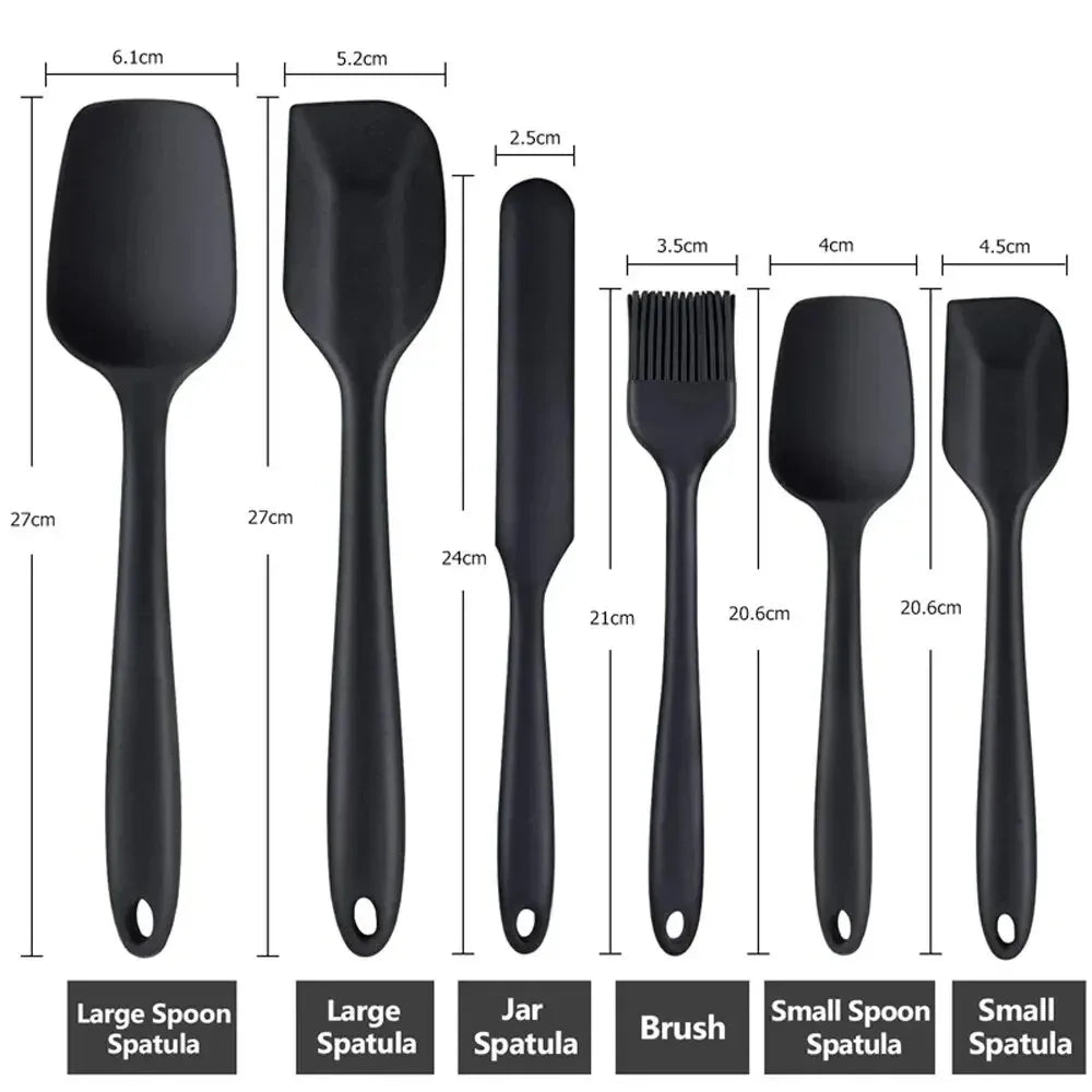 Silikon-Backformen-Spatel-Set