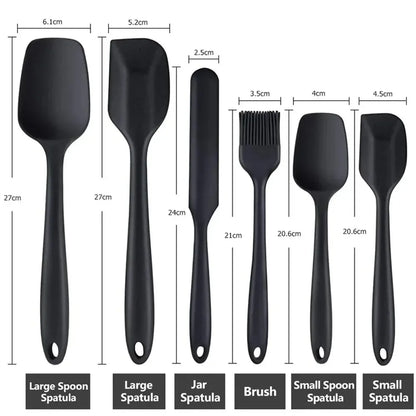Silikon-Backformen-Spatel-Set