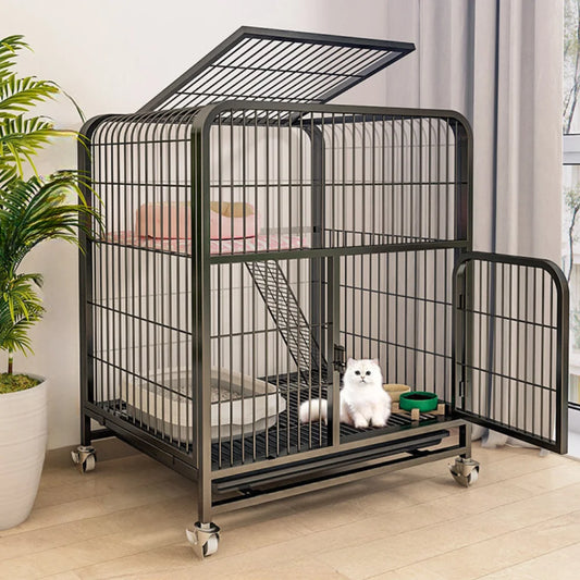 Iron Mesh Duplex Pet Cage