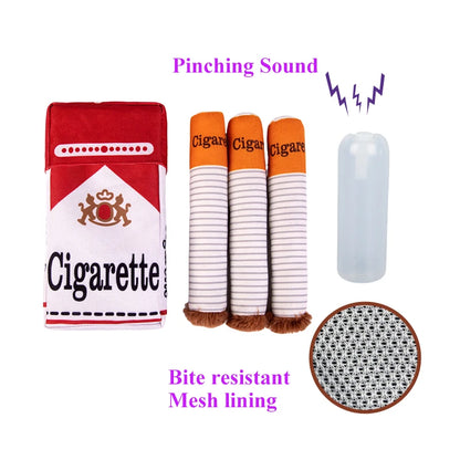 Juguete masticable de cigarrillo relleno