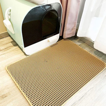Alfombra para arena de gatos