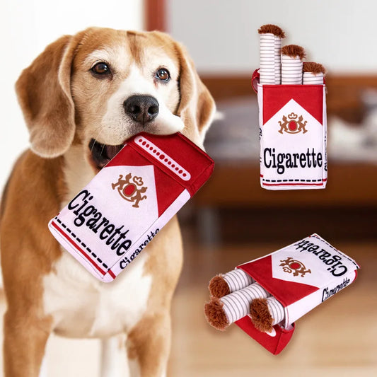 Stuffed Cigarette Chew Toy
