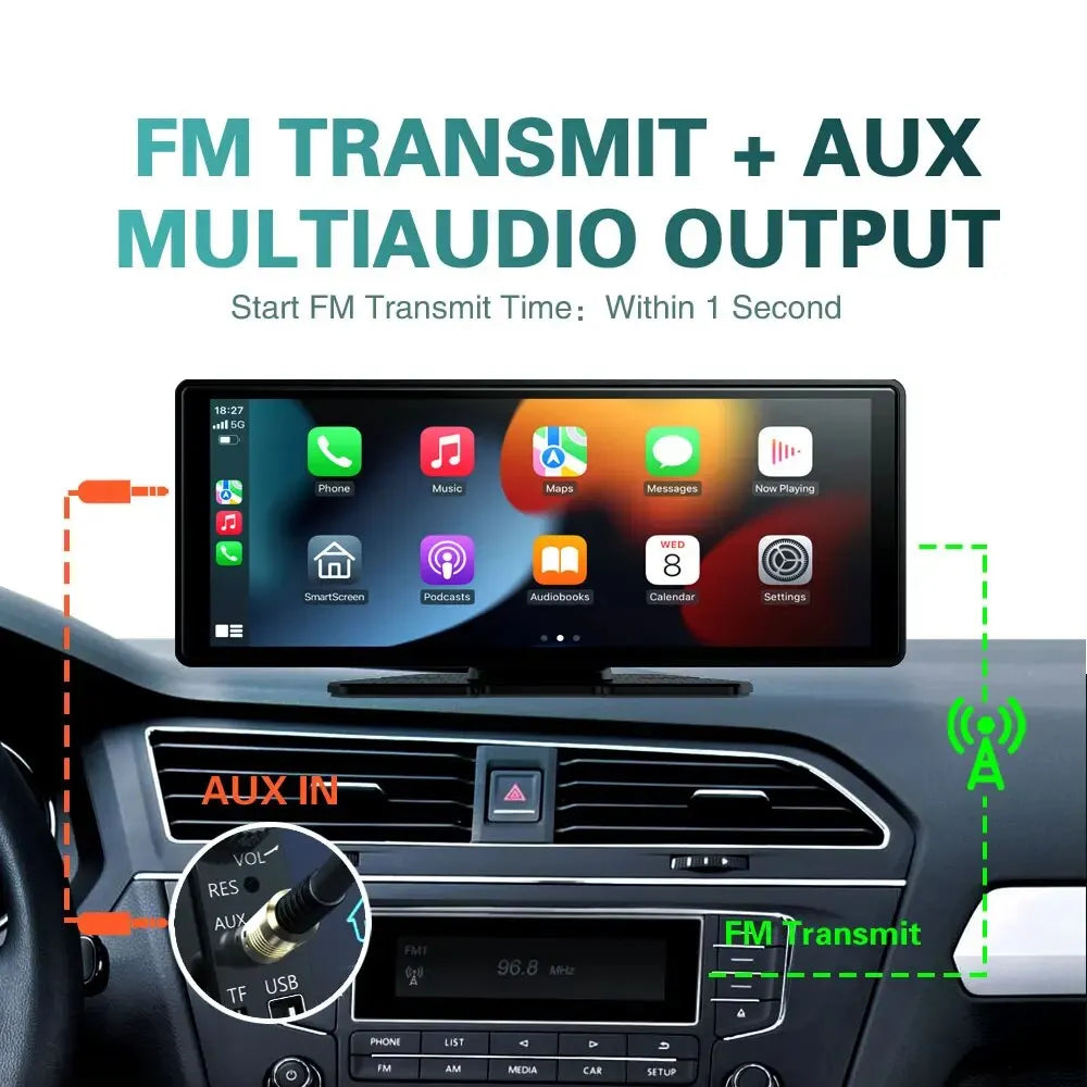 Reproductor multimedia universal para coche de 10,26 pulgadas
