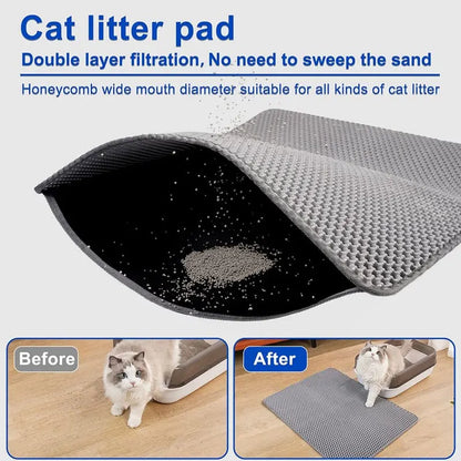 Alfombra para arena de gatos