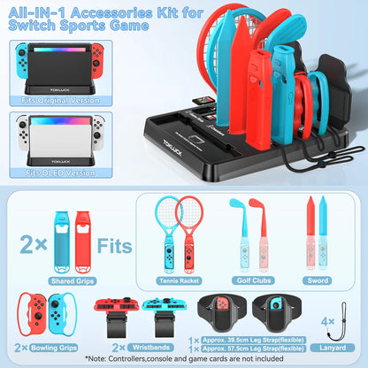 Kit deportivo todo en uno para Nintendo Switch/Switch OLED