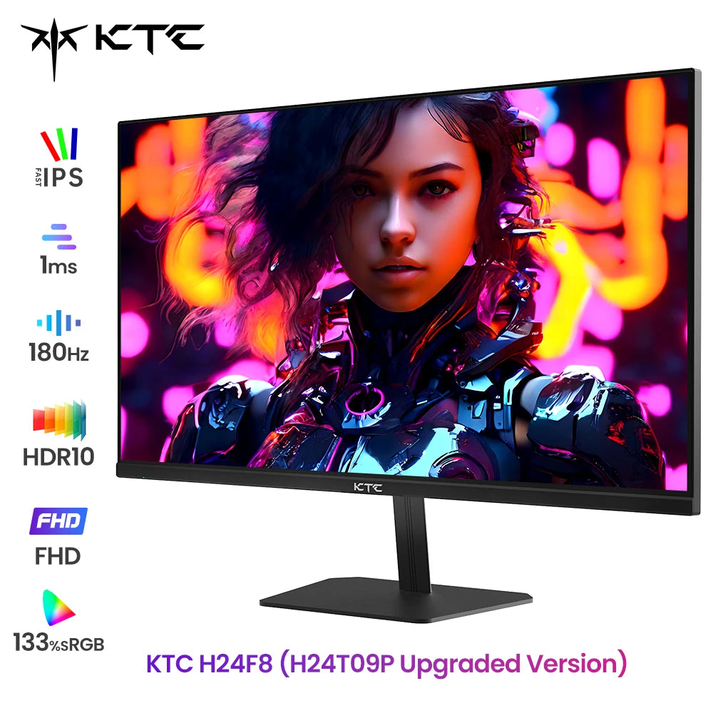 Monitor para juegos KTC H24F8 FHD de 23,8"
