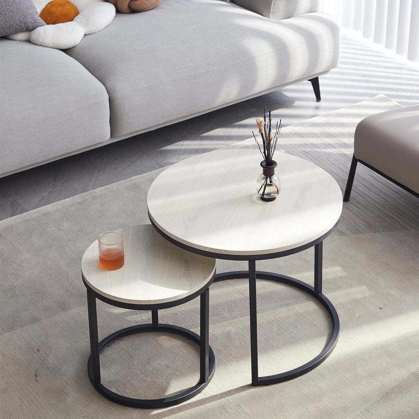 Juego de mesa de centro nórdica