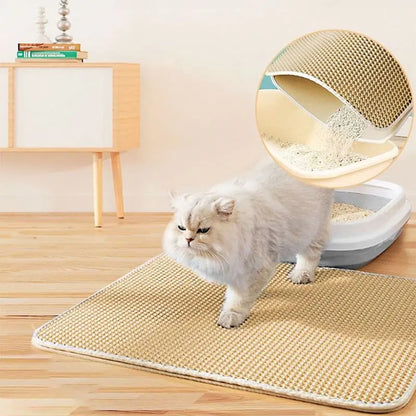 Alfombra para arena de gatos