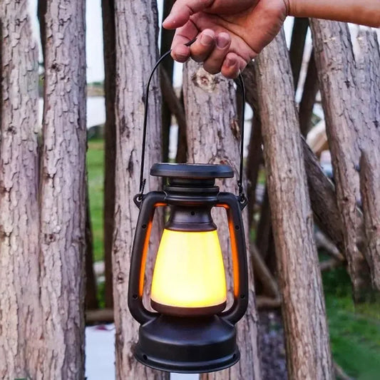 Linterna de camping vintage LED