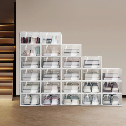 Stapelbare Schuhkartons im 24er-Pack