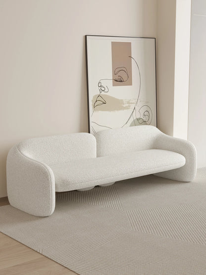 Sofá cama de diseño de lana de cordero
