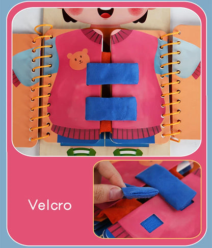 Tablero de actividades de madera multicapa para niños