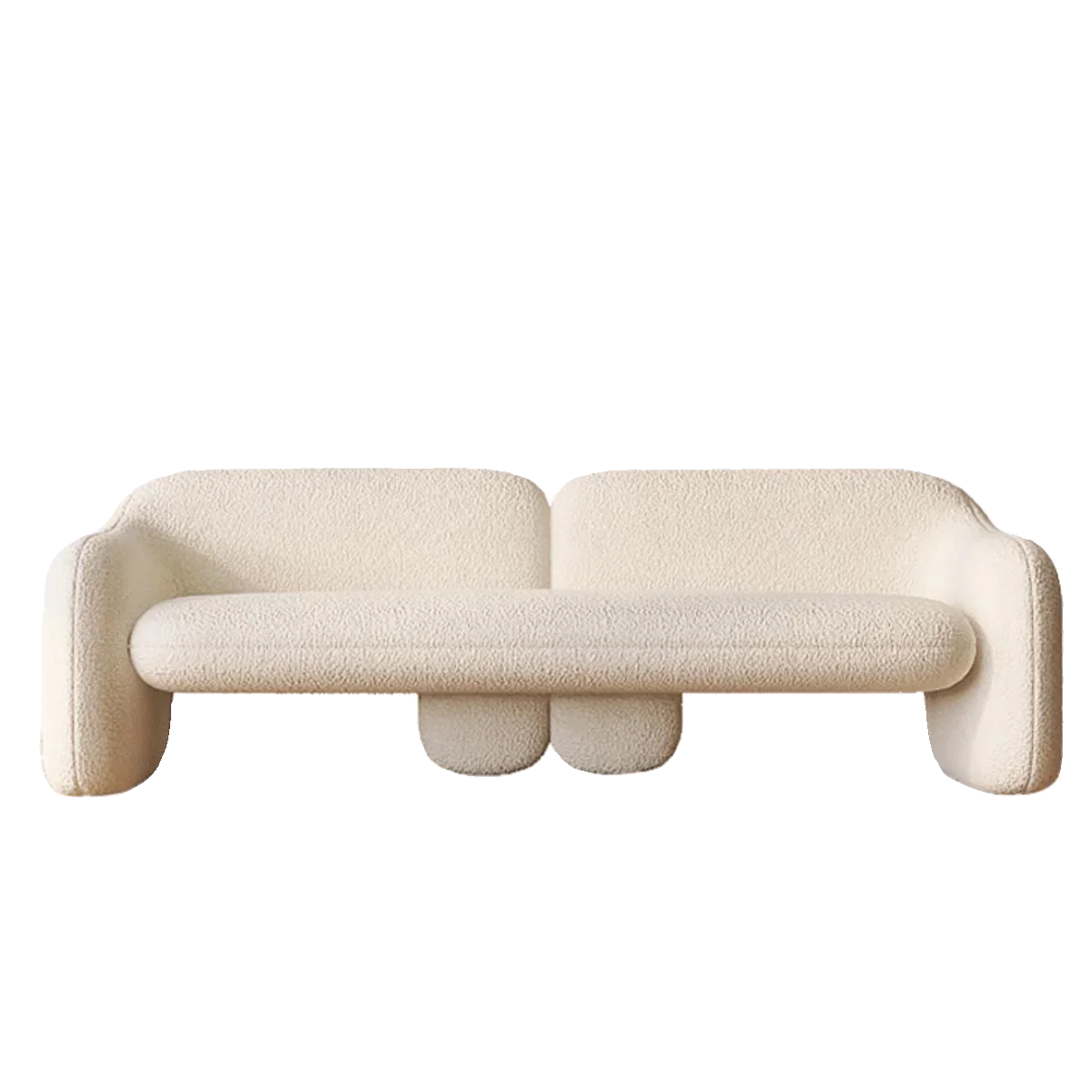 Sofá cama de diseño de lana de cordero