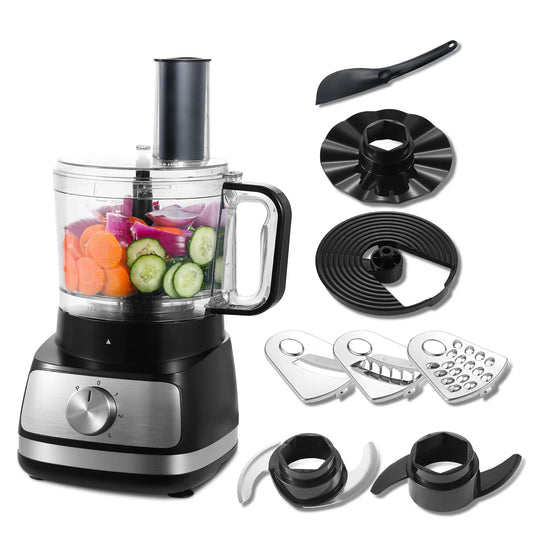 Topstrong 800W 8-in-1 Silber Fleischwolf