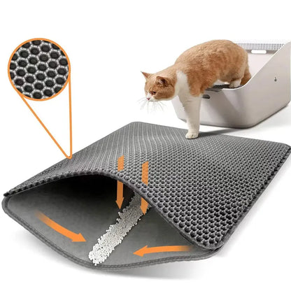 Alfombra para arena de gatos
