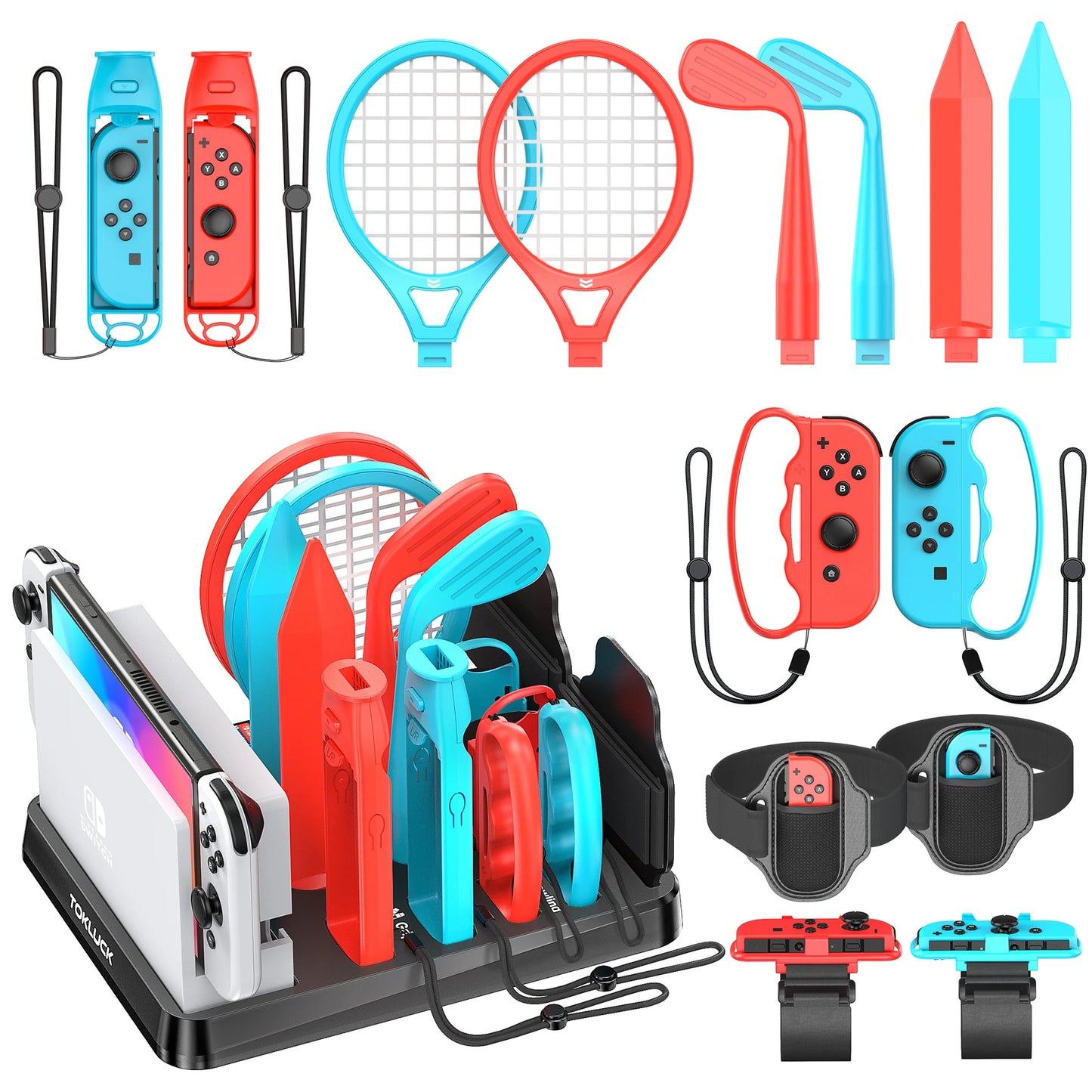 Kit deportivo todo en uno para Nintendo Switch/Switch OLED