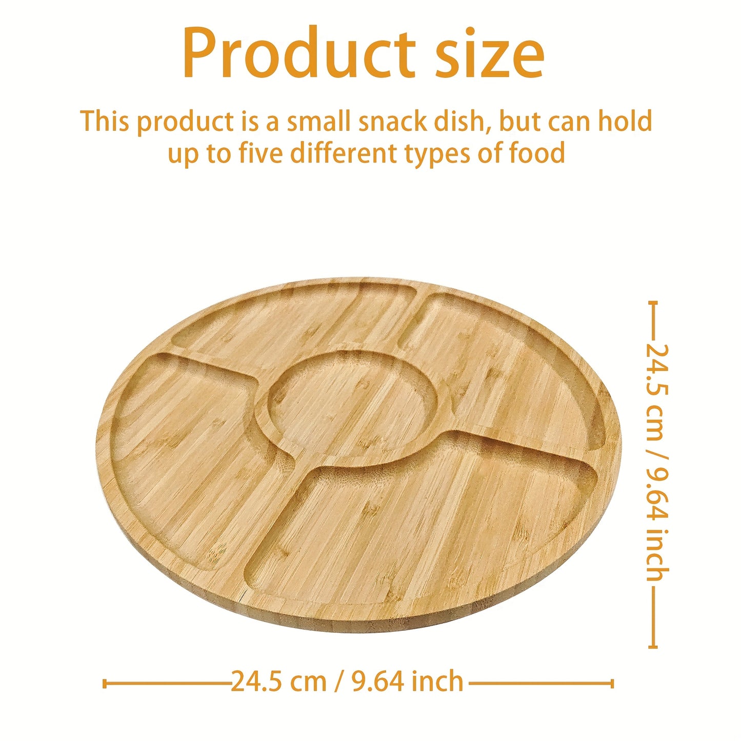 Bamboo Serving Tray Round